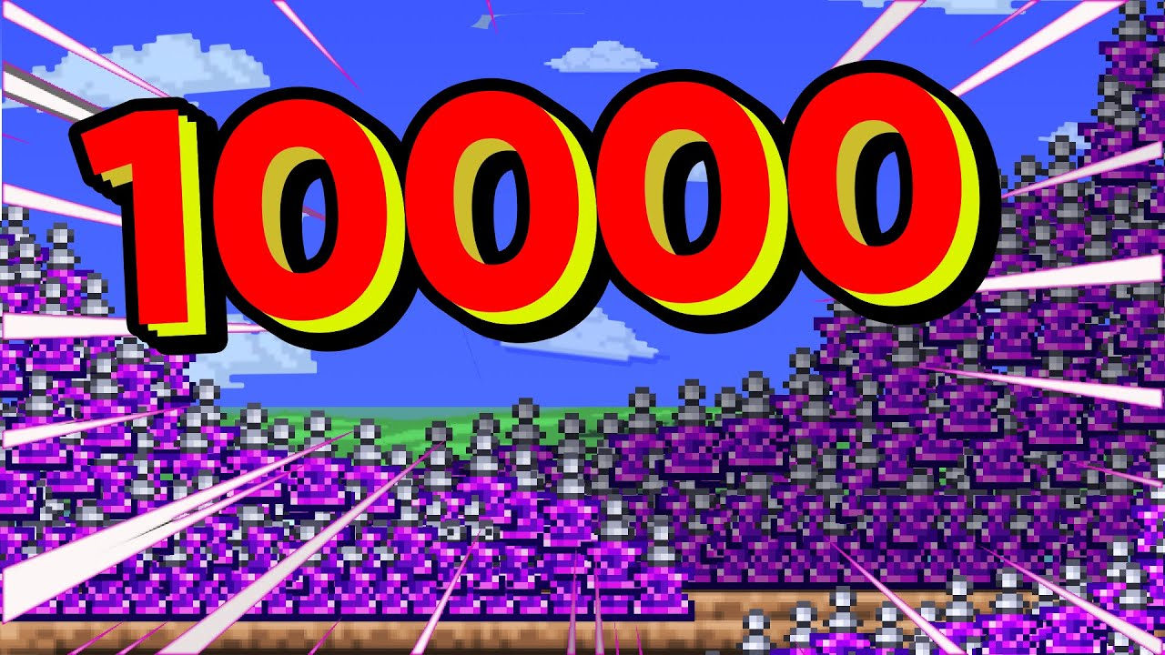 在Terraria中使用10000瓶传送药剂. 会发生什么?